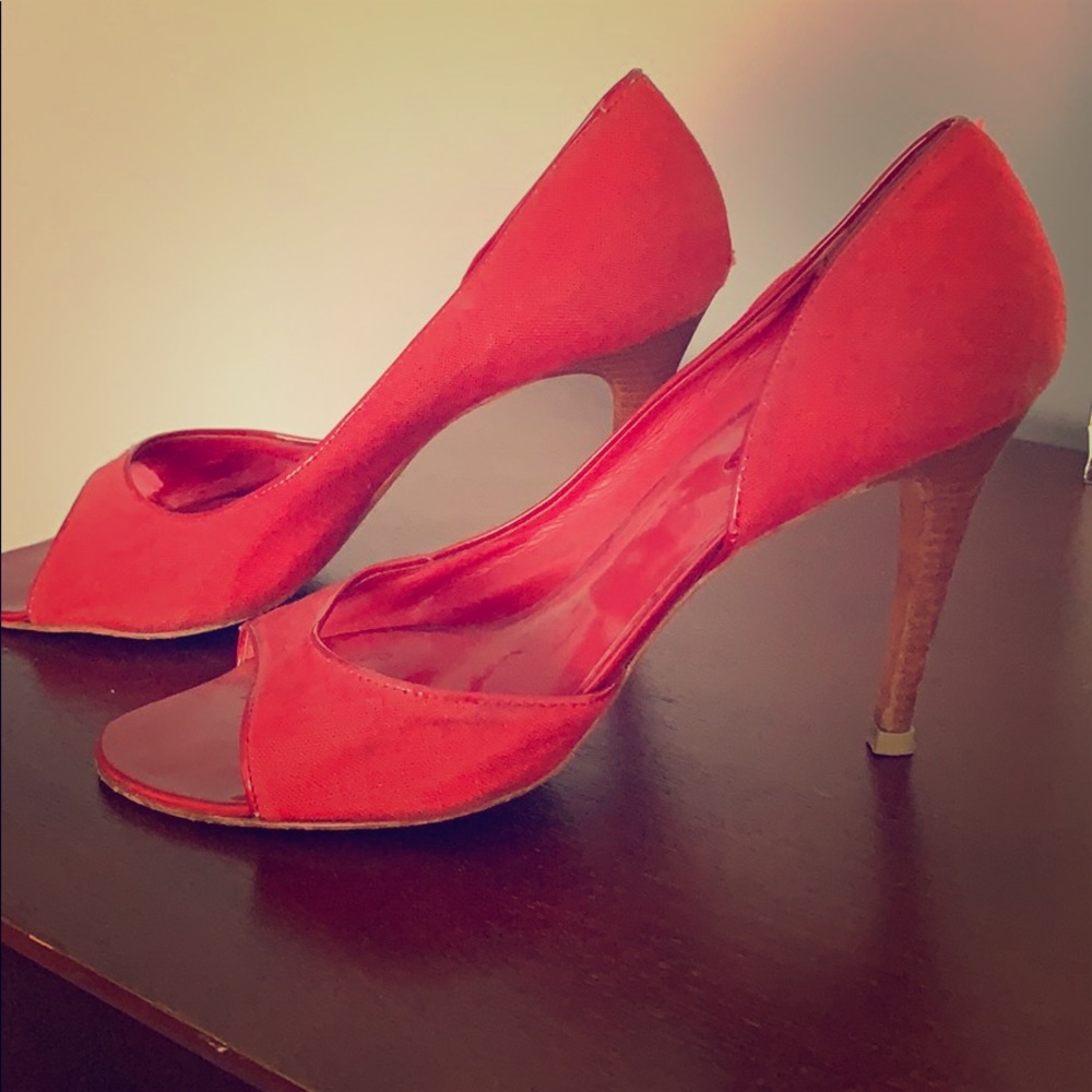 Red heels from Akira downtown Chicago